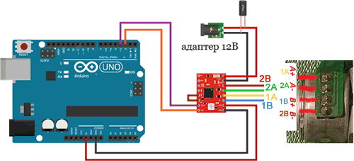 driver stepper motor a4988 podklyuchenie3
