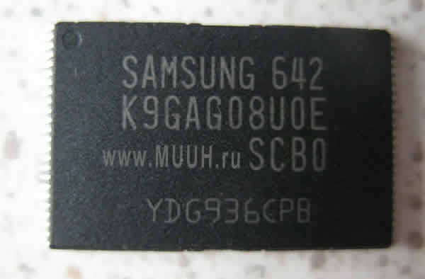 K9GAG08U0E Nand память Samsung для ремонта телевизоров Прошитая