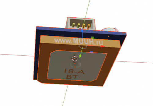 BN-220 GPS Glonass модуль Beitian 3D модель