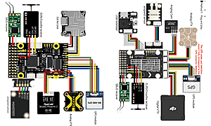 Полетный контроллер Инструкция 5. Схема подключения полетного контроллера SpeedyBee F405 Wing 