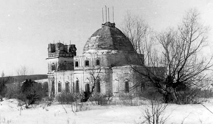 Алтухово деревня Церковь Воскресения Словущего Тульская область