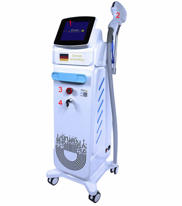 JKL D-80D Диодный лазер для удаления волос Паспорт