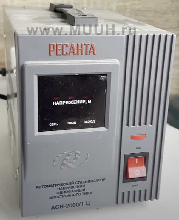 Стабилизатор напряжения Ресанта АСН-12000/1-Ц Ремонт Принципиальная схема ST01-10-14