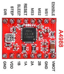 Драйвер шагового двигателя A4988