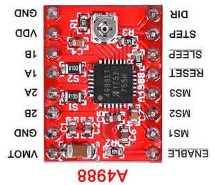 Драйвер шагового двигателя A4988